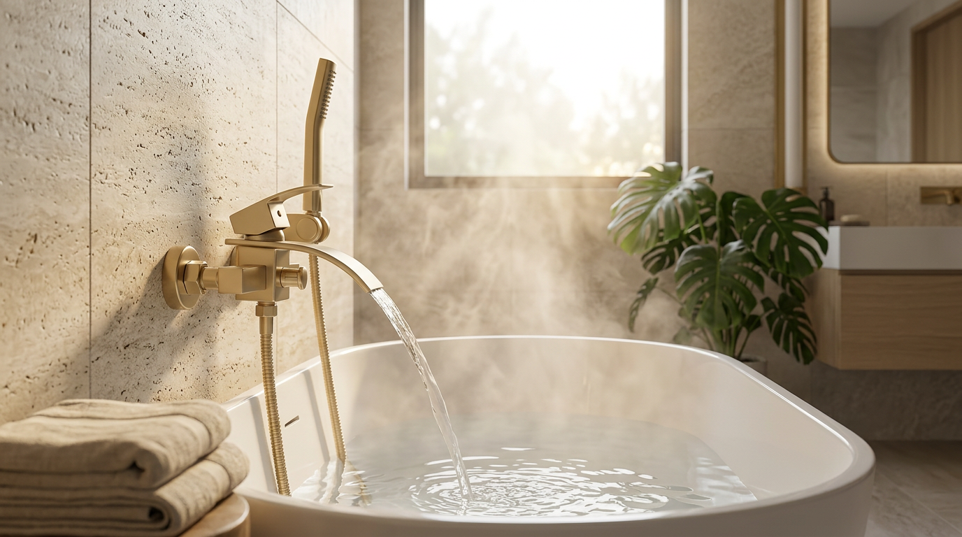 HydroGlow: Banheiros Luxuosos e Modernos